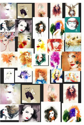 Decoupage Personer Scene