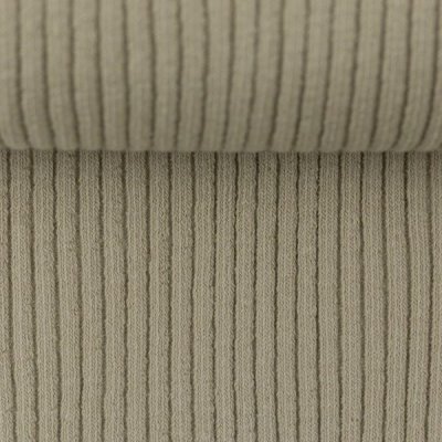 Trikåtyg ribbad muddväv