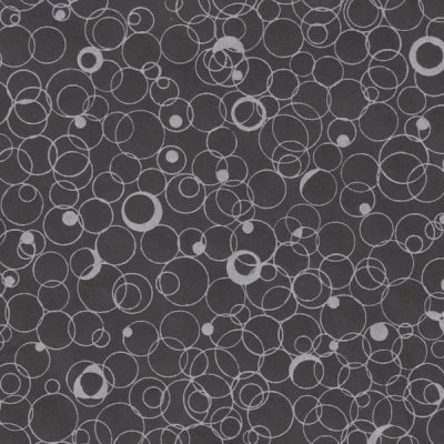 Japanskt papper - Pearlized Bubbles - Svart
