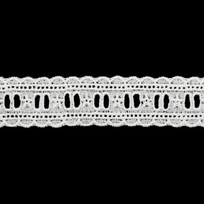 Spetsband - 23 mm - Vit