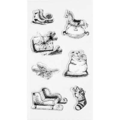 Clearstamps - Genomskinliga stämplar - Blandade Julmotiv